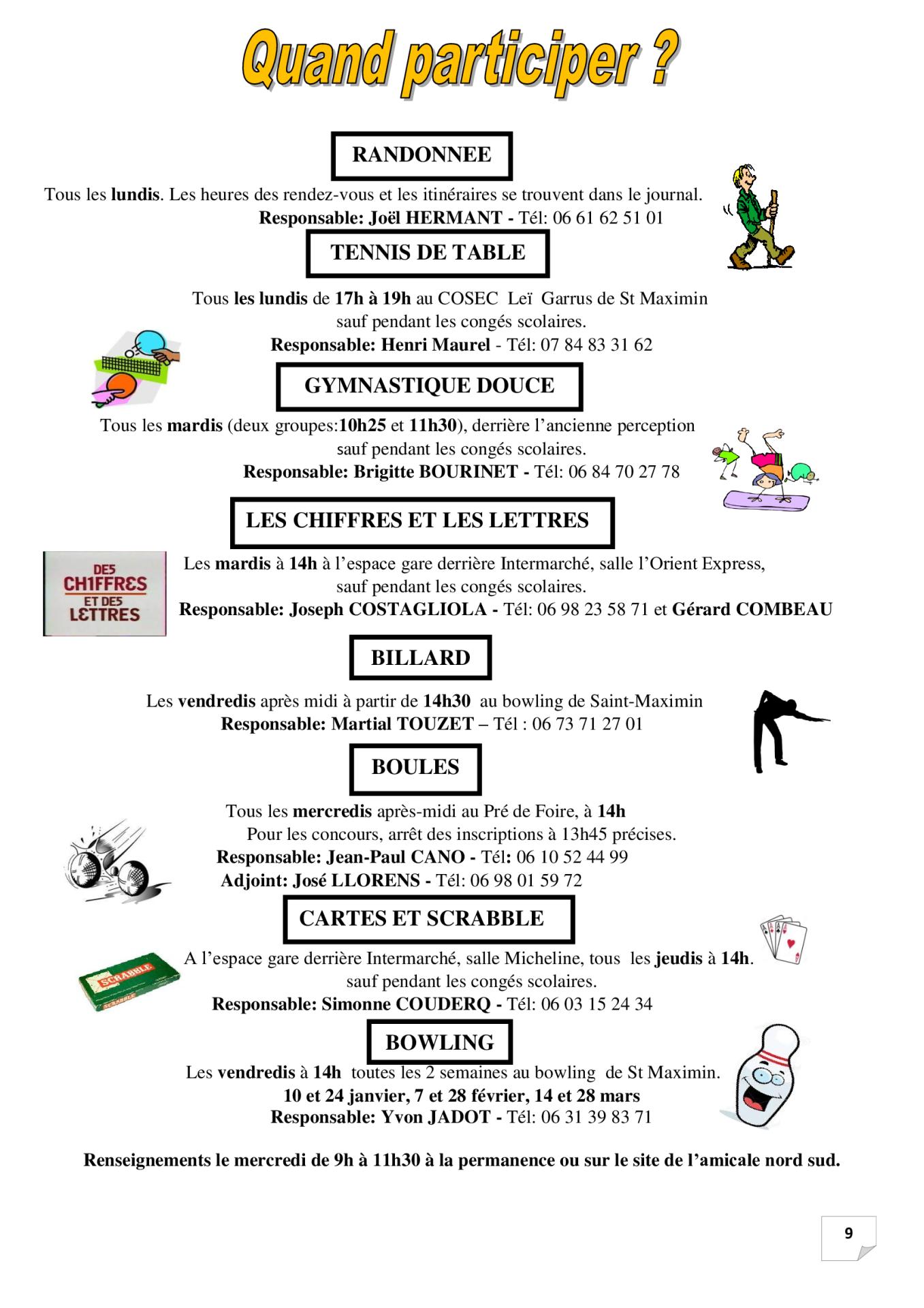 P 9 quand participer 4eme trimestre 2025